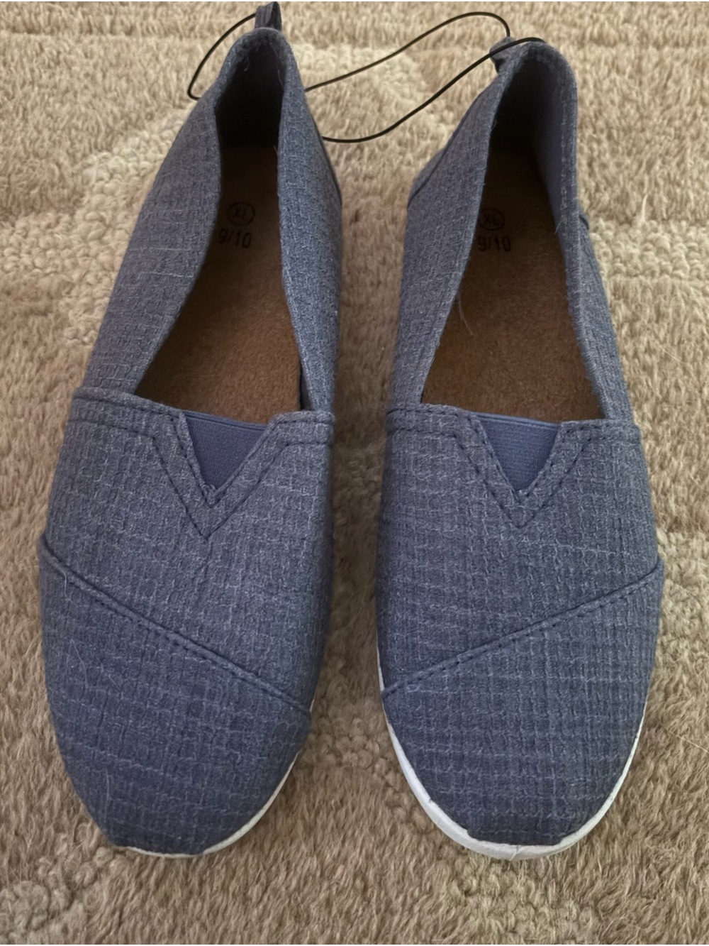 Women's Blue Slip-On Flats
